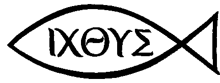 ICTUS = Pez (Símbolo de Cristo)